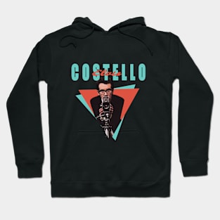 Elvis Costello - Aesthetic Retro Style Hoodie